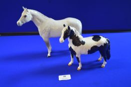 Beswick Dapple Grey Stallion plus Beswick Piebald