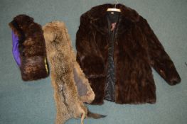 Fur Coat and Two Stoles