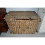 Large Wicker Laundry Basket