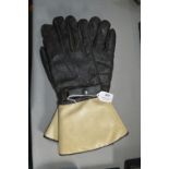 Vintage Leather Motoring Gloves