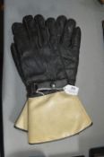Vintage Leather Motoring Gloves