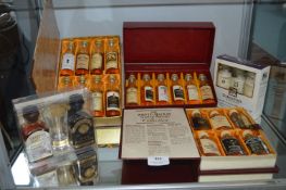 Five Whisky Miniature Gift Sets