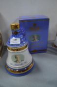 Bells Commemorative Whisky Decanter - 100 Years of the Queen Mother (sealed and full)