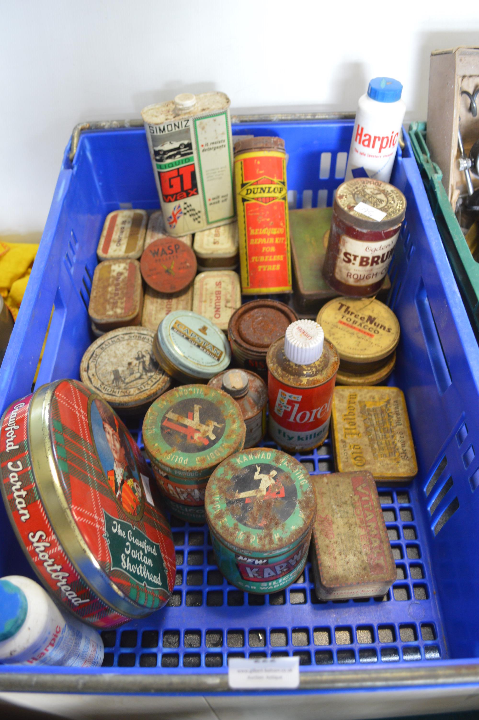 Vintage Tobacco Tins and Packaging etc.