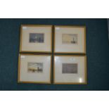 Four Small Maritime Watercolours