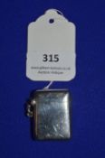 Hallmarked Sterling Silver Vesta Case - Birmingham 1921, ~20g