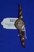 Ladies Vintage 9k Gold Cased Continental Wristwatch ~16.4g gross