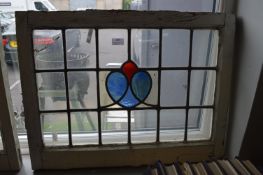 Edwardian Leaded Glass Window