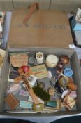 Vintage Hull Box Containing Small Collectibles
