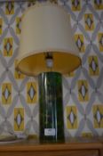 Green Shatter Line Acrylic Table Lamp