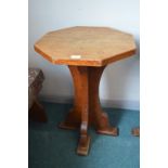 * Gnome Man English Oak Octagonal Table