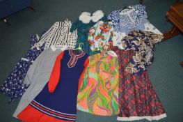 Ten Vintage and Retro Dresses, Tops, Skirts, etc.