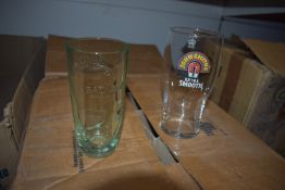*40 Assorted John Smith's, Bacardi, and Coca-Cola Branded Pint Glasses