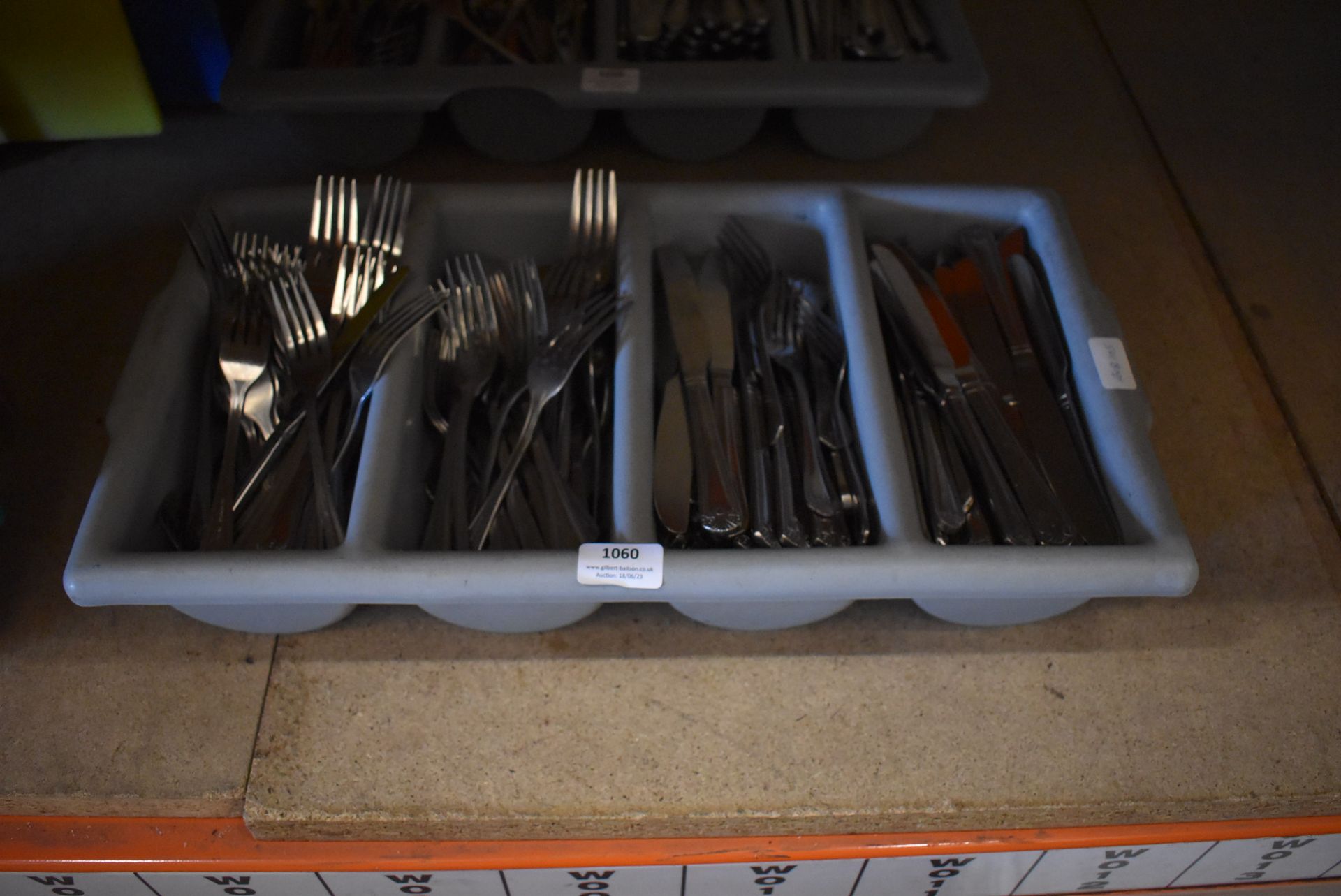 *Cutlery Tray Containing King’s Pattern Cutlery