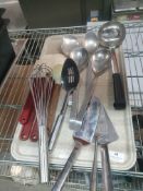* selection of utensils