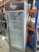 * Upright glass door chiller - tested working