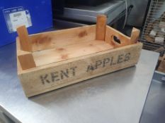 * apple box