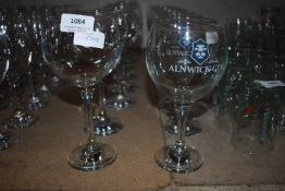 *8 Unbranded Goblets, and 7 Alnwick Gin Glasses