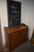 *Ash Dumbwaiter and Contents with Chalkboard