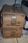 *Two Boxes of Arcoroc Tumblers