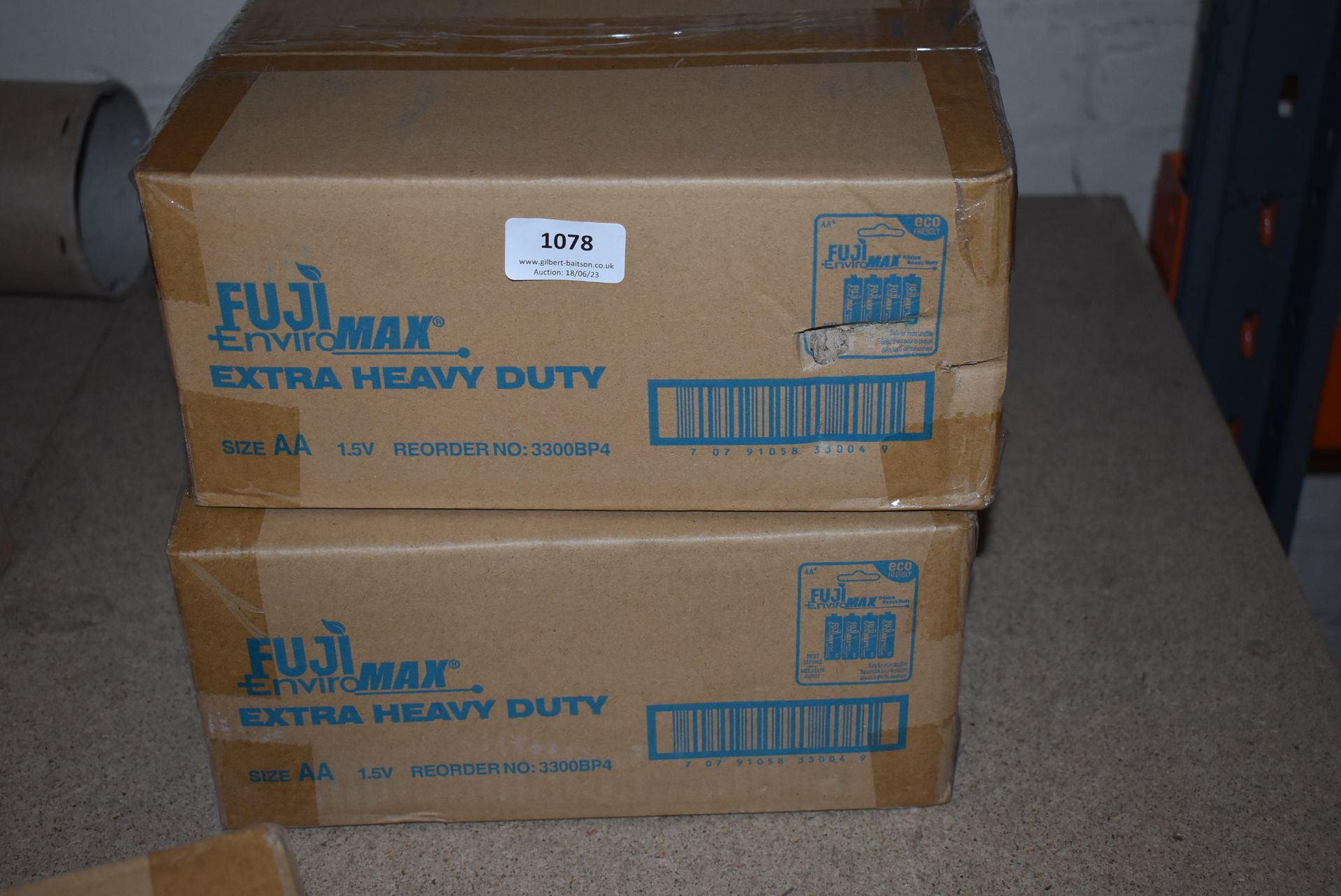 *Two Boxes of 192 per Box AA 1.5V Batteries