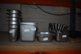 *Stainless Steel Bain Marie Inserts with Covers