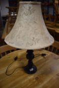 *Ornate Table Lamp with Shade