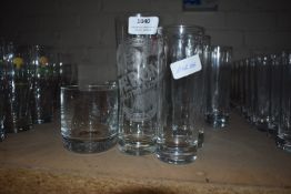 *26 Assorted Branded and Unbranded Glasses