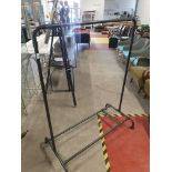 * industrial steel tubular clothes rail