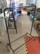 * industrial steel tubular clothes rail