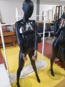 * Hans Boodt mannequin - black with rose chrome hands RRP £220