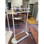 * clothes rail - 110w x 300d x 1800h