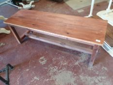 * bench/display table - 1300w x 400d x 450h
