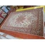 * Persian Tabriz wool/cotton rug - handmade in Iran. In very good condition. 3020w x 2020d