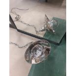 * chrome industrial pendant light fitting