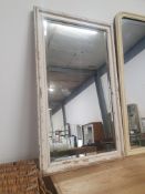 * Vintage mirror with rustic frame and speckling to glass. 820w x 1350h