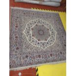 * Persian Tabris rung - handmade in Iran. In good condition. 2050w x 2050d