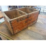 * vintage crate with 2 sections