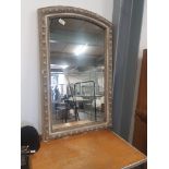 * Vintage mirror with plaster detailing on frame. 820w x 1300h