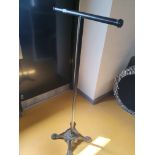 * heavy cast iron single base clothes rail. 620w x 1550h