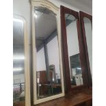 * Vintage mirror, witth carved details. 540w x 170h