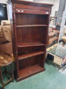 * Modern reproduction bookcase