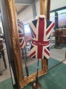 * Ben Sherman union jack upper body fabric mannequin on stand