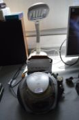 CD Radio Boombox, Radios, and a Lamp