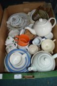 Pottery Teapots, Mugs, etc. Including Royal Worces