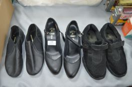 Three Pairs of Dance Shoes Size: 5