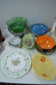 Decorative Pottery Bowls, Plates, and Dishes