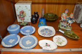 Pottery Ornaments, Dishes, etc. Including Wedgwood