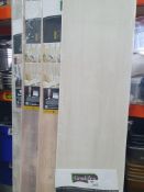 * 4 x assorted packs Grosfillex wall cladding - wood pattern - 3 x 260cm x 37.5cm - 2.925m2