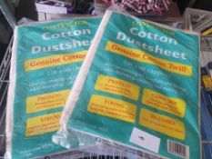 * 2 x cotton dustsheets